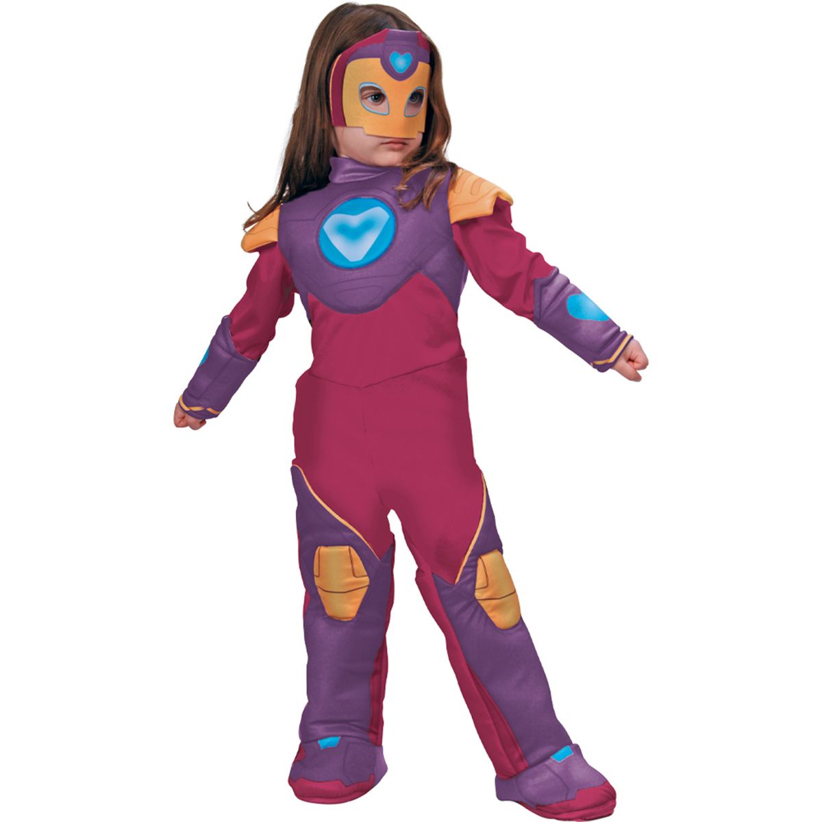 DISNEY - Disfraz para Niña Ironman Superhéroe fantasía