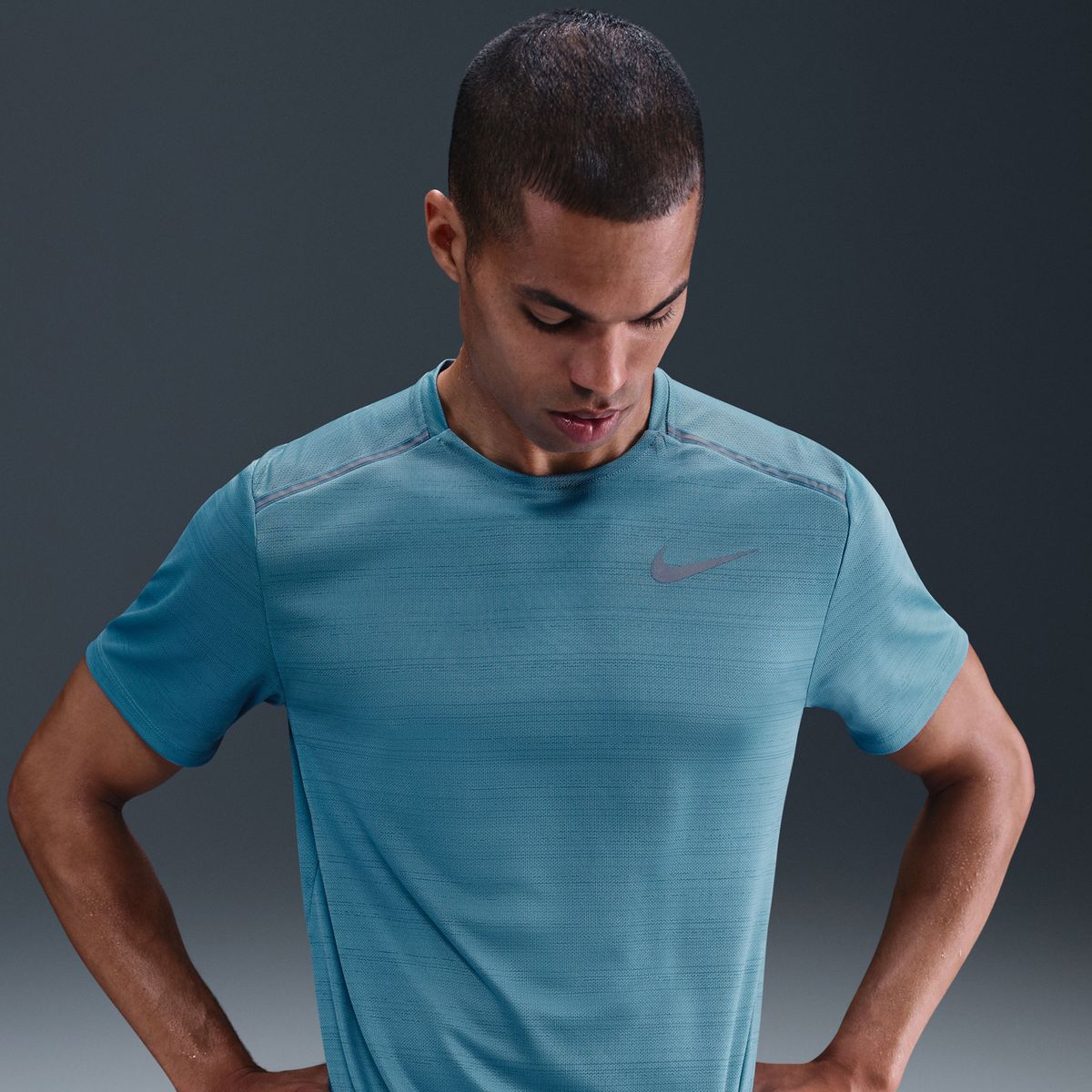 NIKE - Camiseta deportiva Nike Manga corta Running