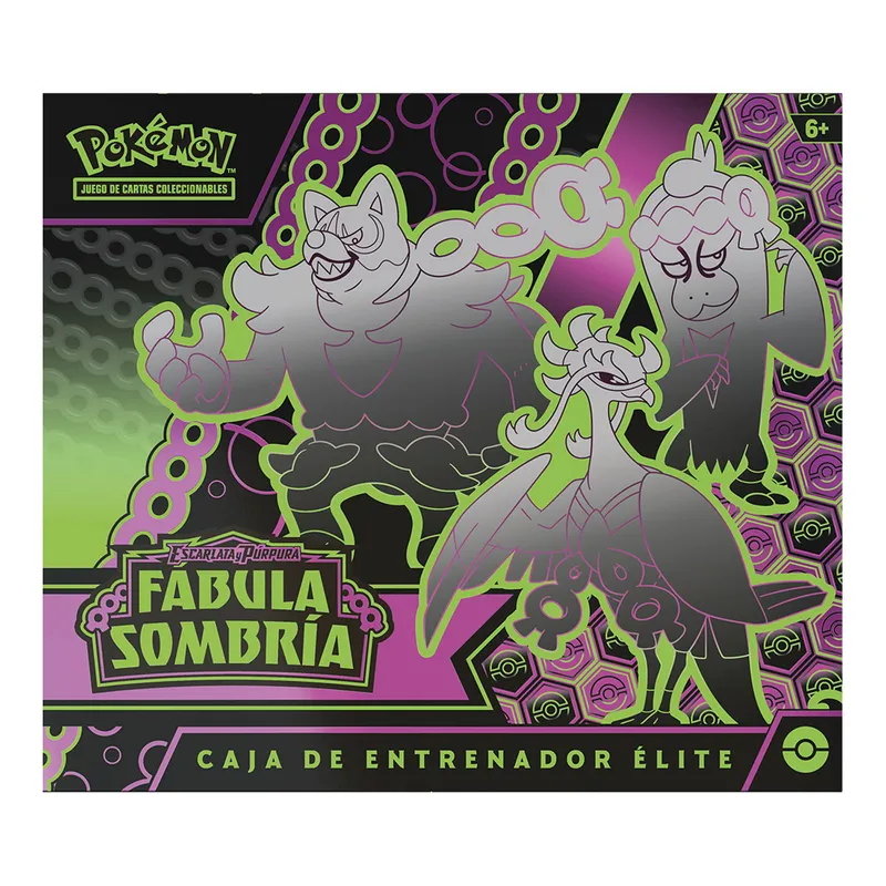 POKEMON - Didáctico Pokemon: Caja de Cartas entrenamiento Élite. Fábula Sombría Español