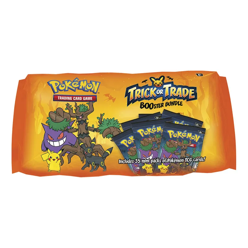 POKEMON - Didáctico Pokemon: Cartas Trick or Trade Booster Bundle Inglés 35 mini packs TCG