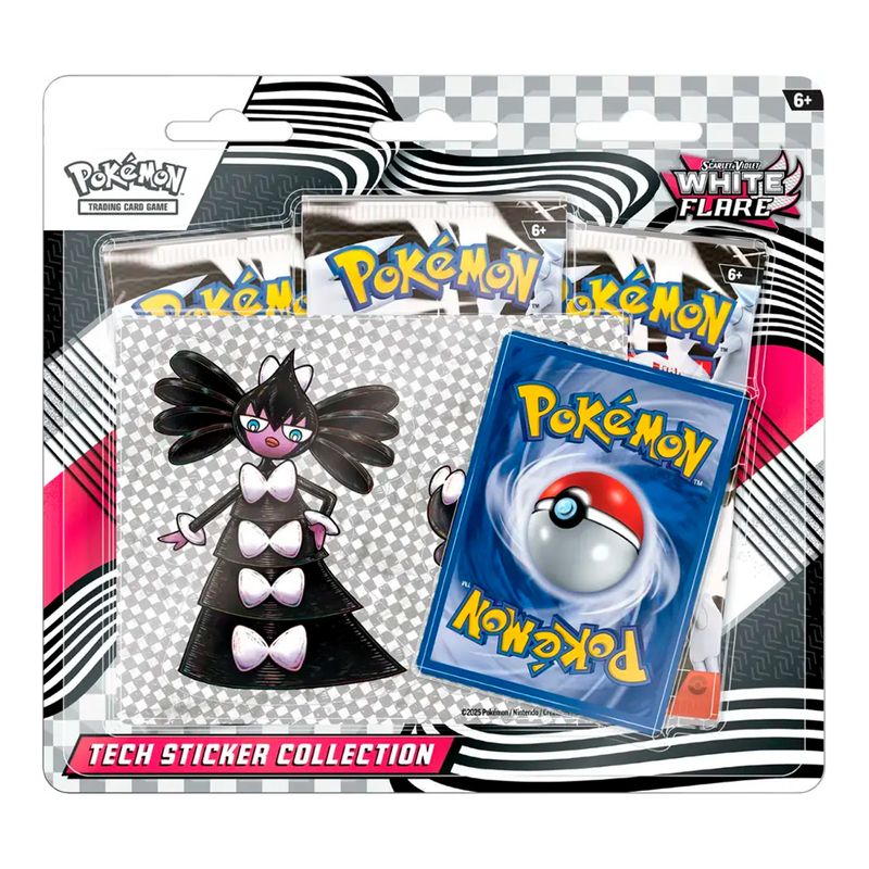 POKEMON - Didáctico Pokemon: Cartas Tech Sticker Collection White Flare Inglés 