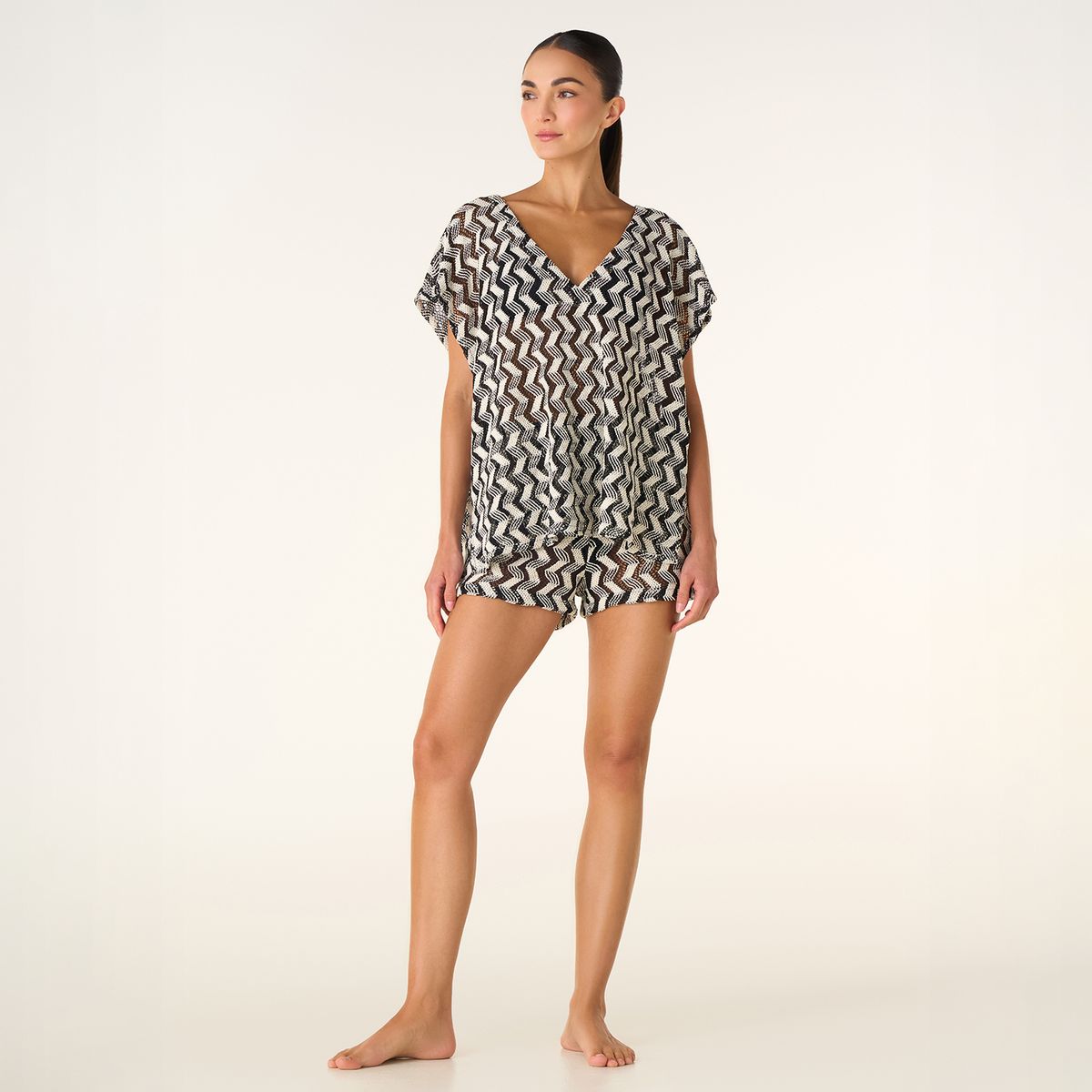 PALMACEA SWIMWEAR - Salida de baño poncho Fara Palmacea Swimwear