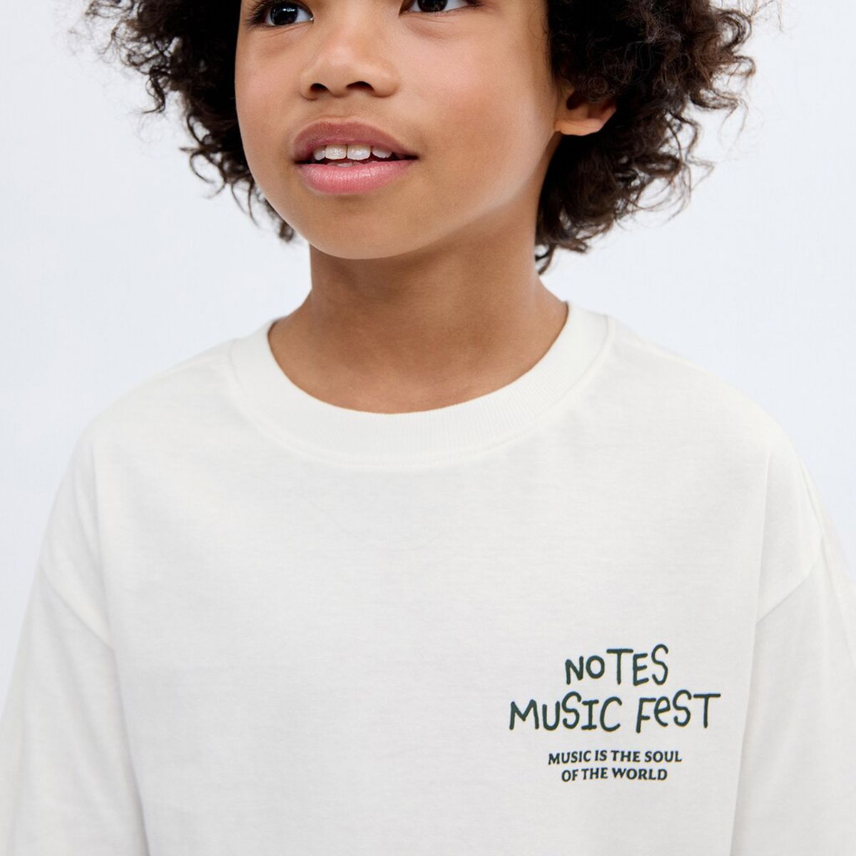 MANGO - Camiseta Para Niño con Estampado Manga corta de Algodón MANGO