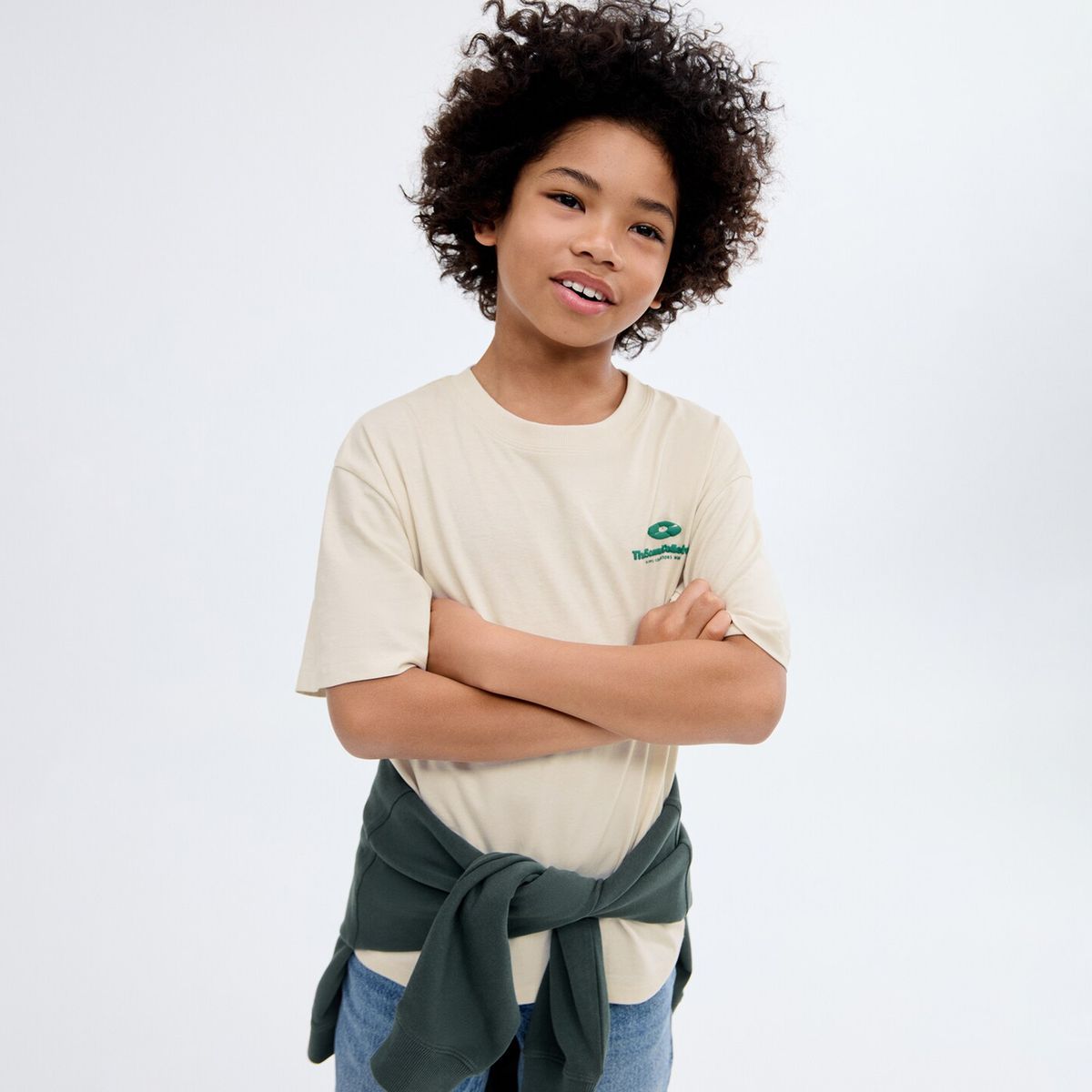 MANGO - Camiseta para Niño con Estampado Manga corta de Algodón MANGO