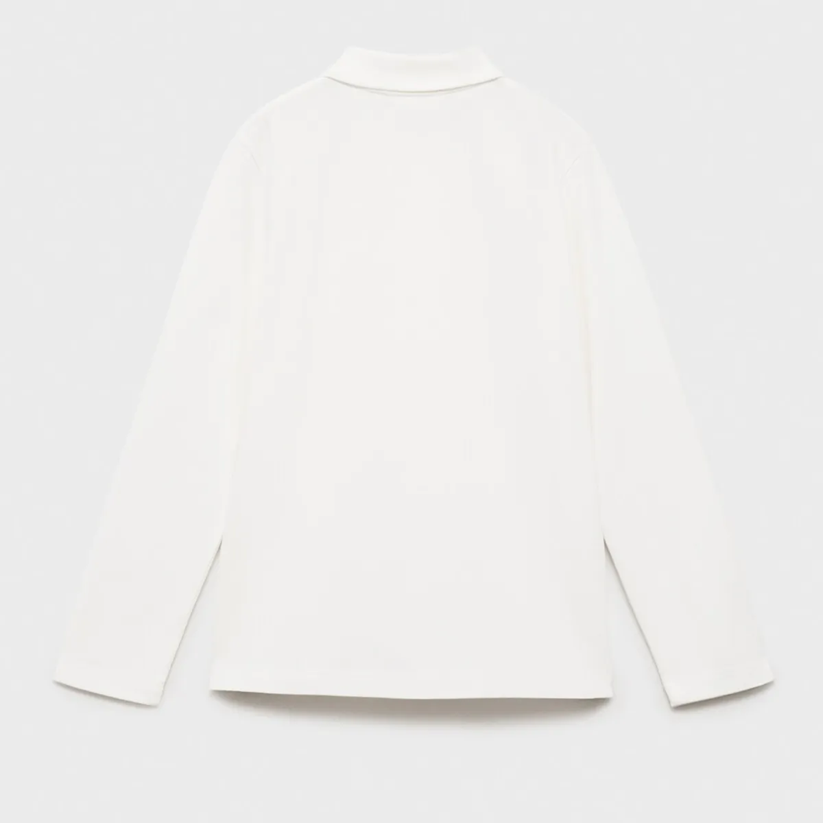 MANGO - Camiseta polo Para Niño Con cuello Manga larga de Algodón MANGO