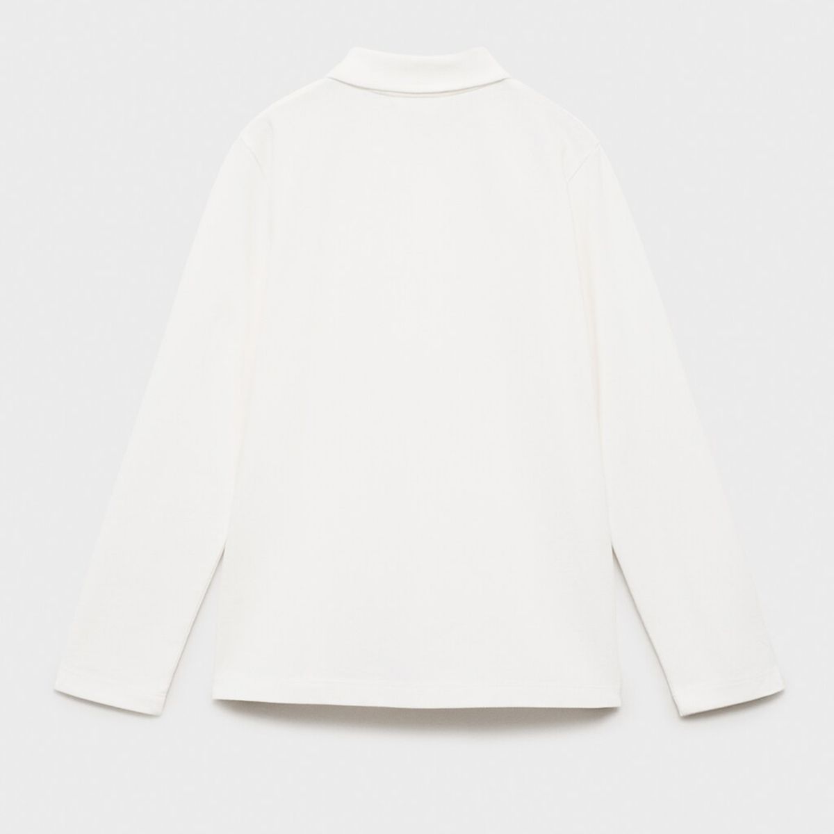 MANGO - Camiseta polo Para Niño Con cuello Manga larga de Algodón MANGO