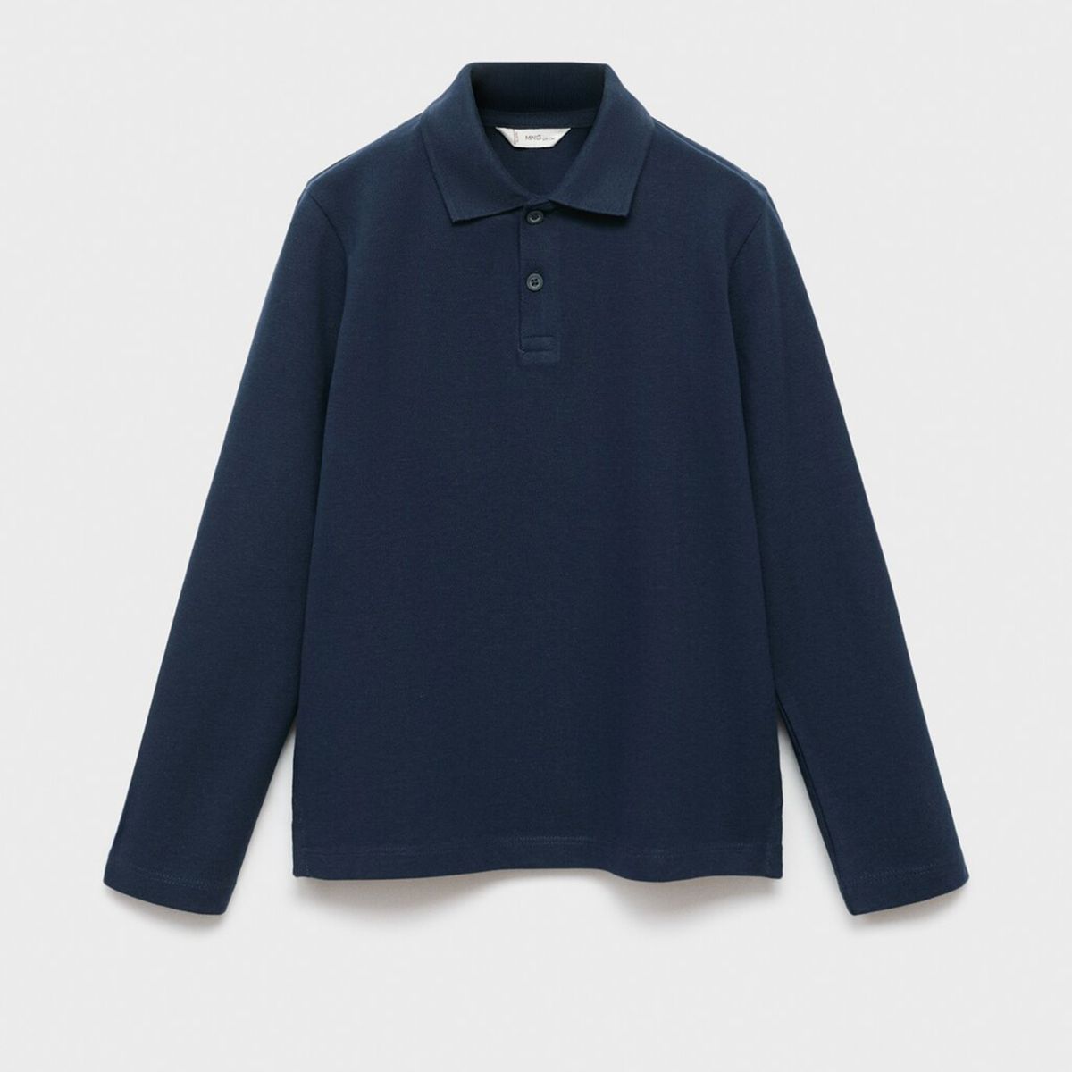 MANGO - Camiseta polo Para Niño Con cuello Manga larga de Algodón MANGO