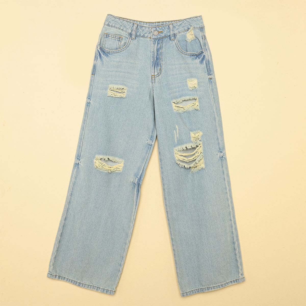 ELV - Jean Para Niña de Algodón Elv