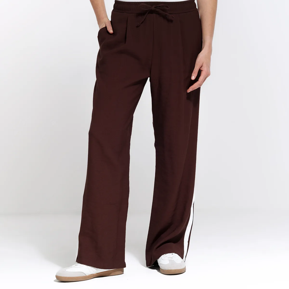 SYBILLA - Pantalón Wide leg Mujer Tiro alto Sybilla