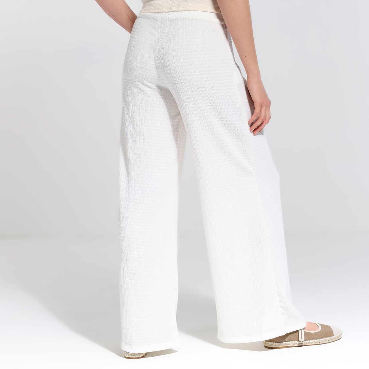 SYBILLA - Pantalón Wide leg Mujer Tiro alto Sybilla