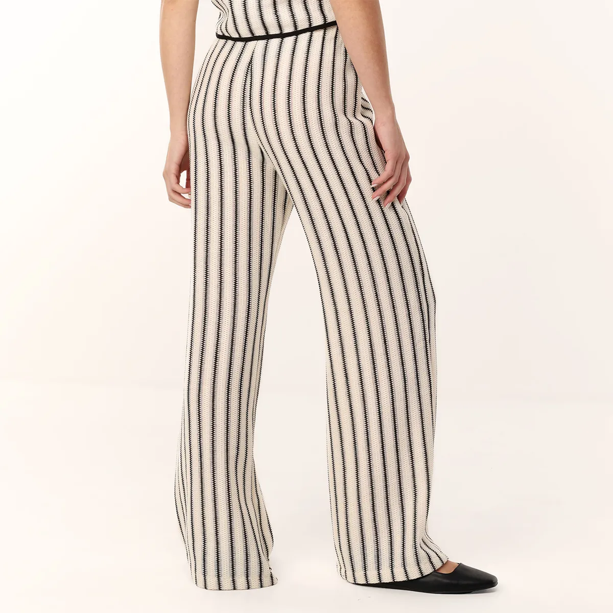 SYBILLA - Pantalón Relax Mujer Tiro alto Sybilla