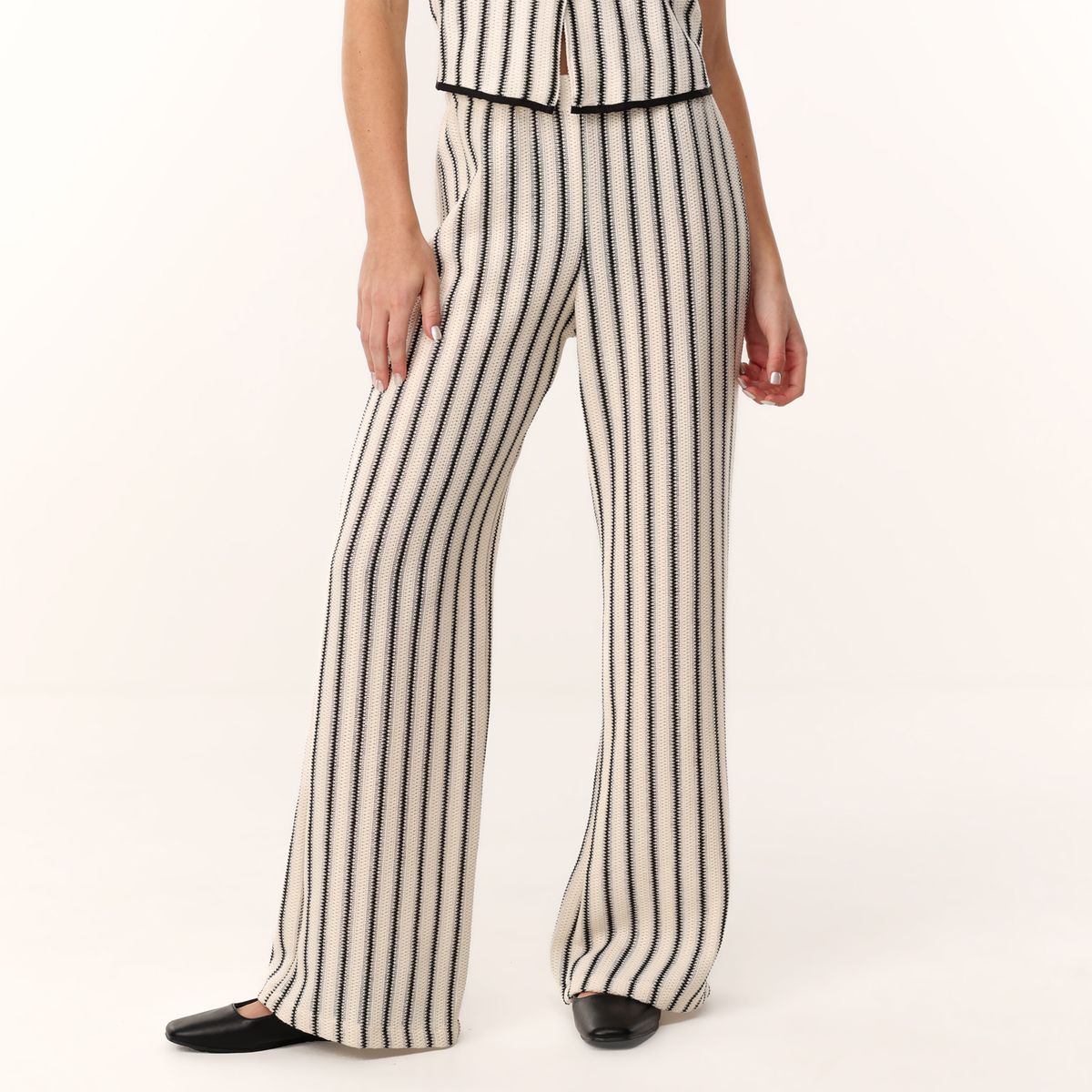 SYBILLA - Pantalón Relax Mujer Tiro alto Sybilla