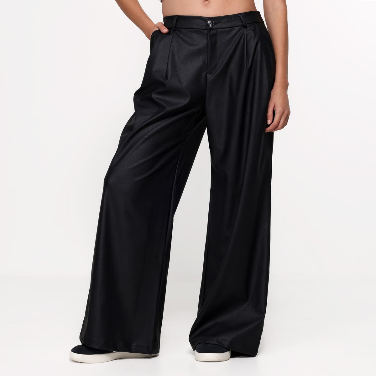 SYBILLA - Pantalón Relax Mujer Tiro alto Sybilla