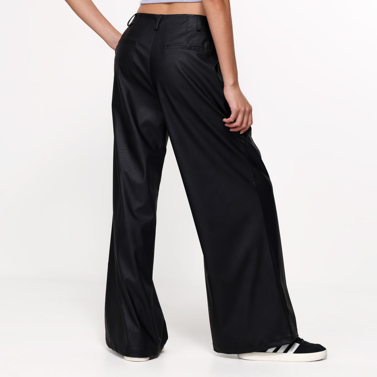 SYBILLA - Pantalón Relax Mujer Tiro alto Sybilla