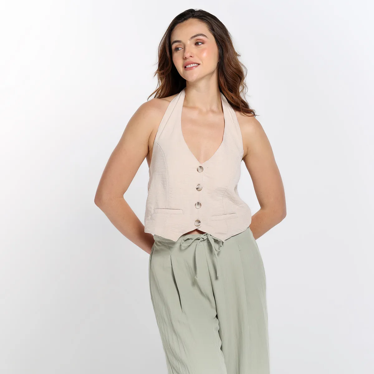 SYBILLA - Chaleco Mujer Sin mangas Sybilla 