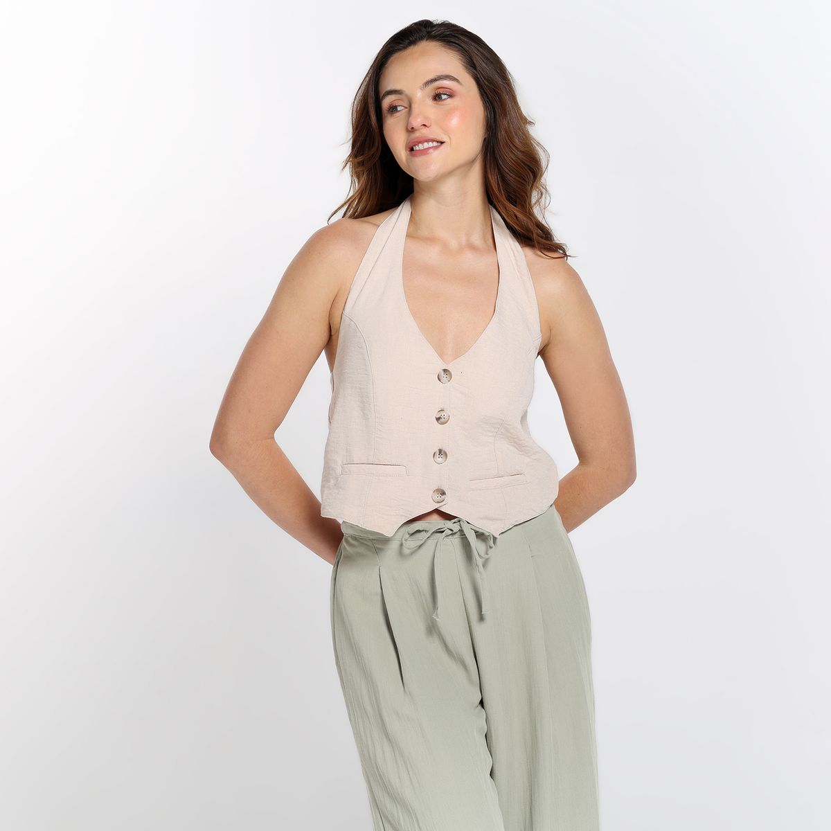 SYBILLA - Chaleco Mujer Sin mangas Sybilla 