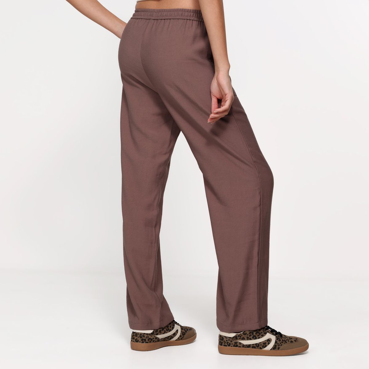 SYBILLA - Pantalón Wide leg Mujer Tiro alto Sybilla