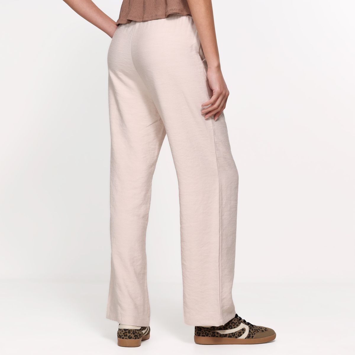 SYBILLA - Pantalón Wide leg Mujer Tiro alto Sybilla