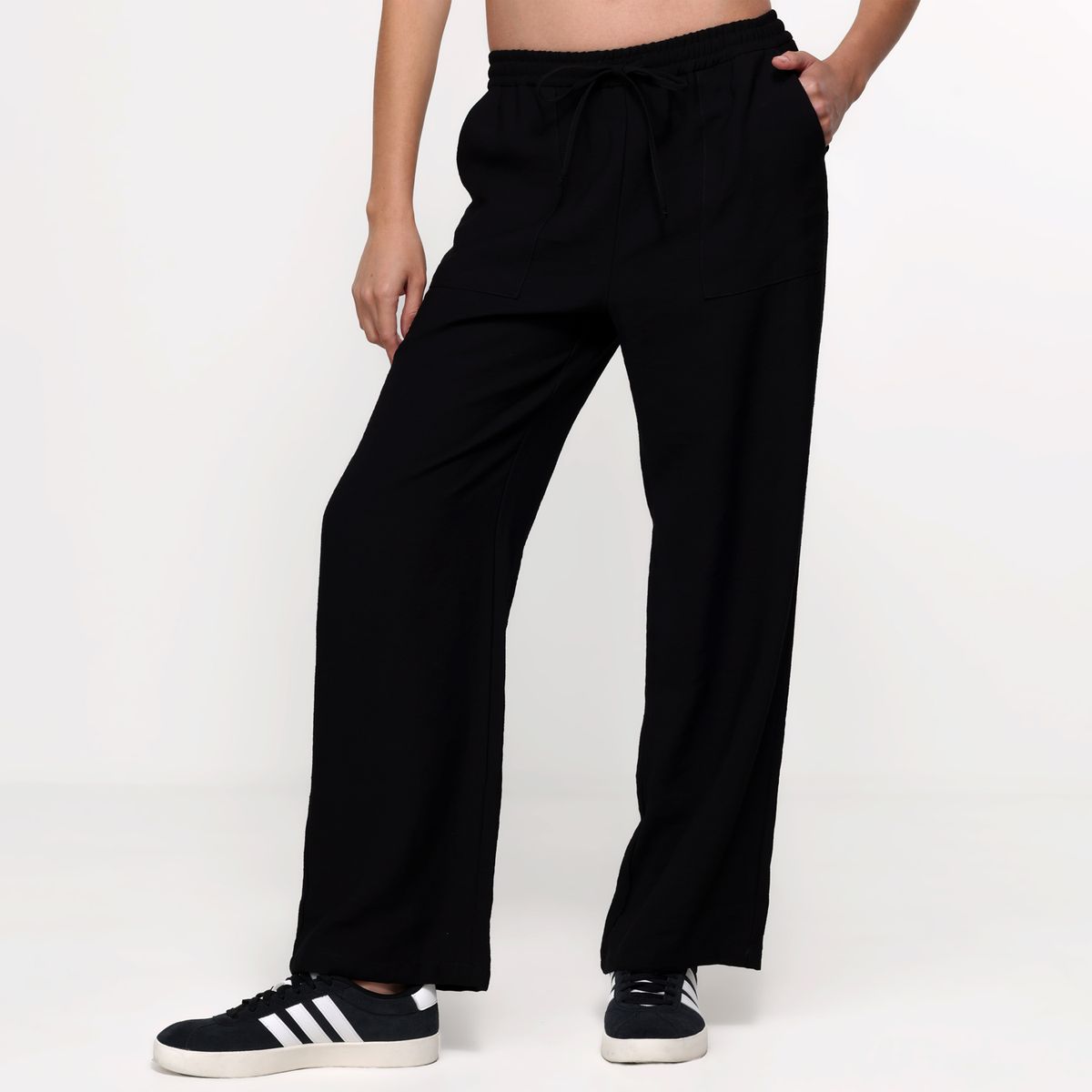 SYBILLA - Pantalón Wide leg Mujer Tiro alto Sybilla