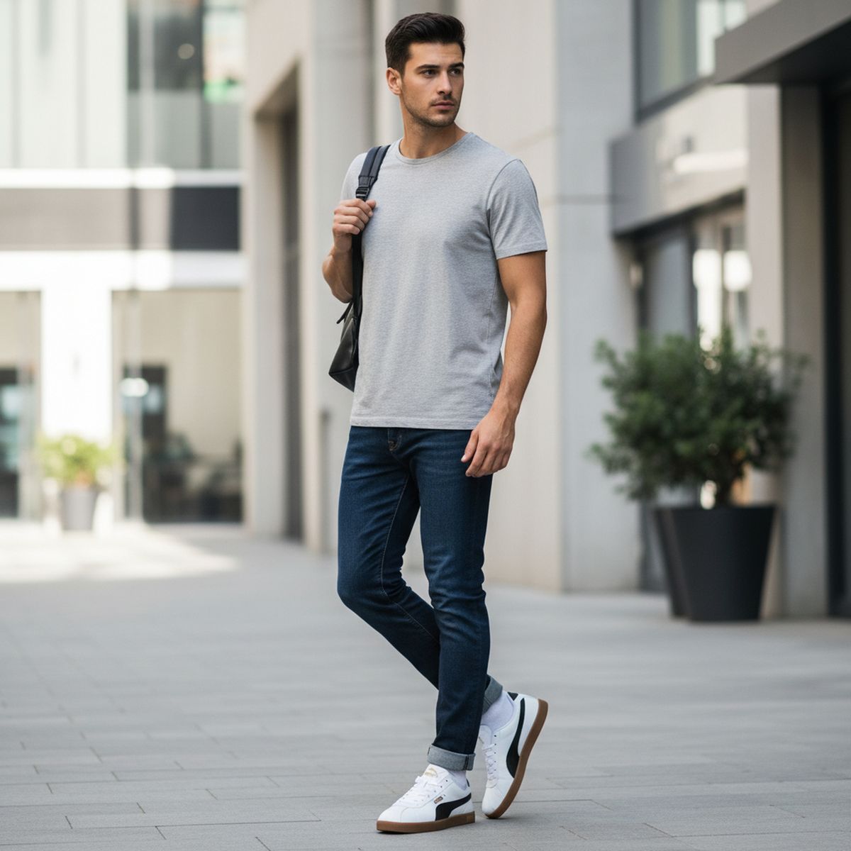 PUMA - Tenis Puma Moda Club II SL Hombre Blancos