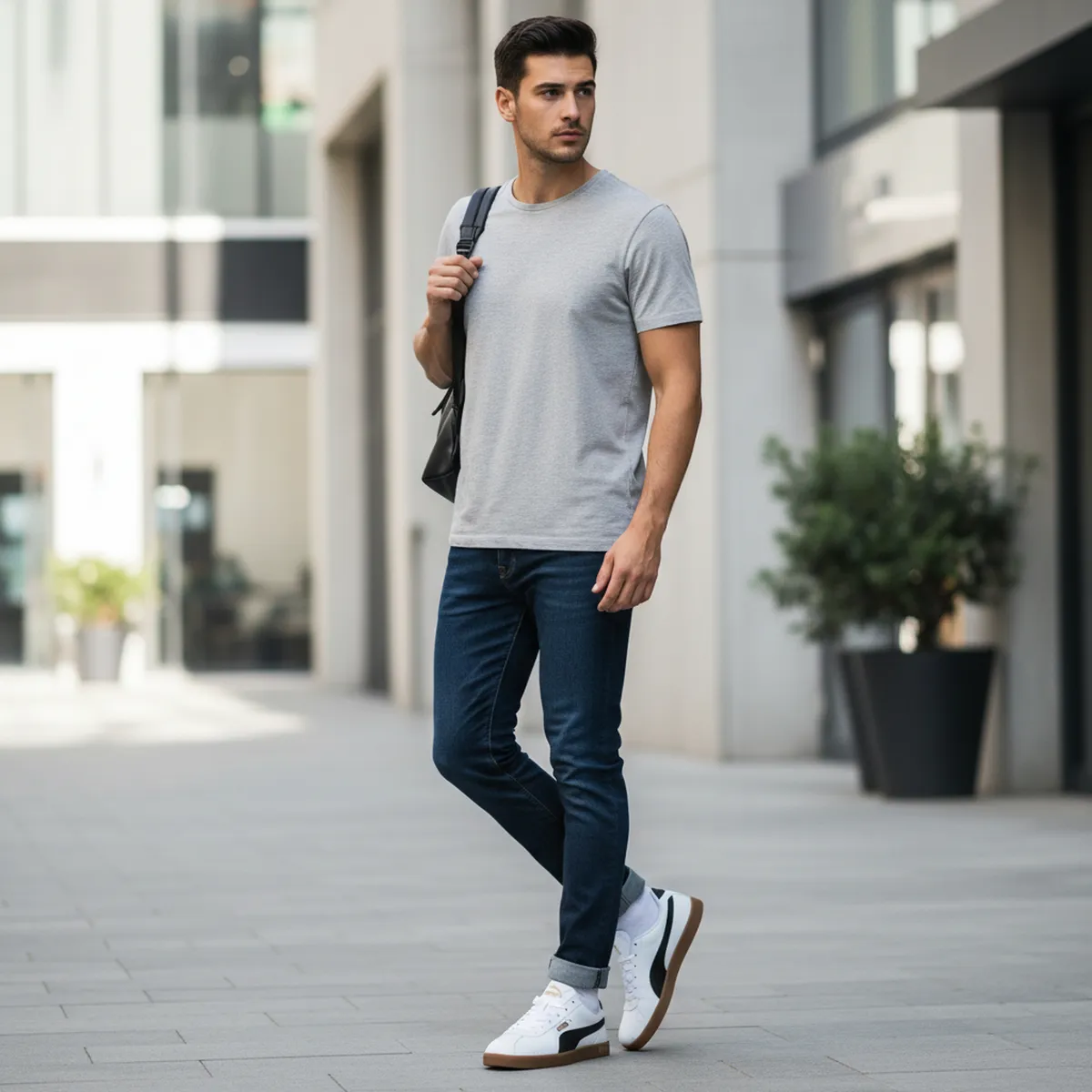 PUMA - Tenis Puma Moda Club II SL Hombre Blancos