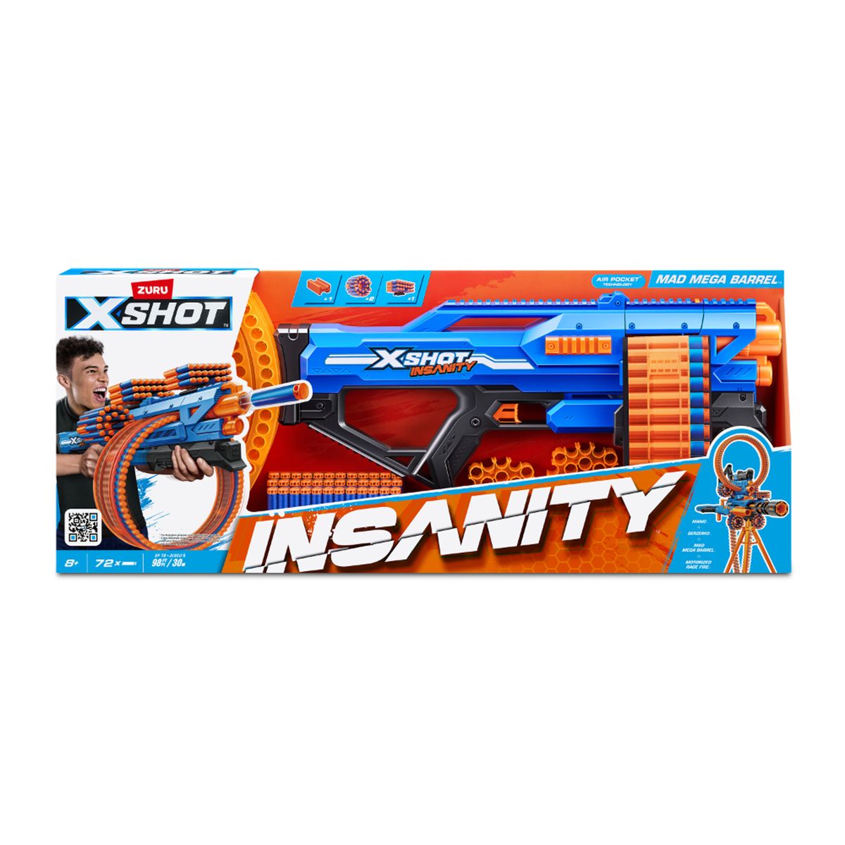  - X-Shot: Insanity S1 Lanzador 72D