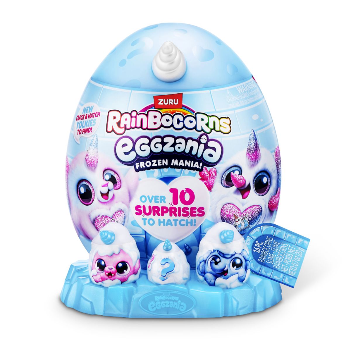  - Rainbocorns: Eggzania Frozen Mania Huevo X 10 Sorpresas