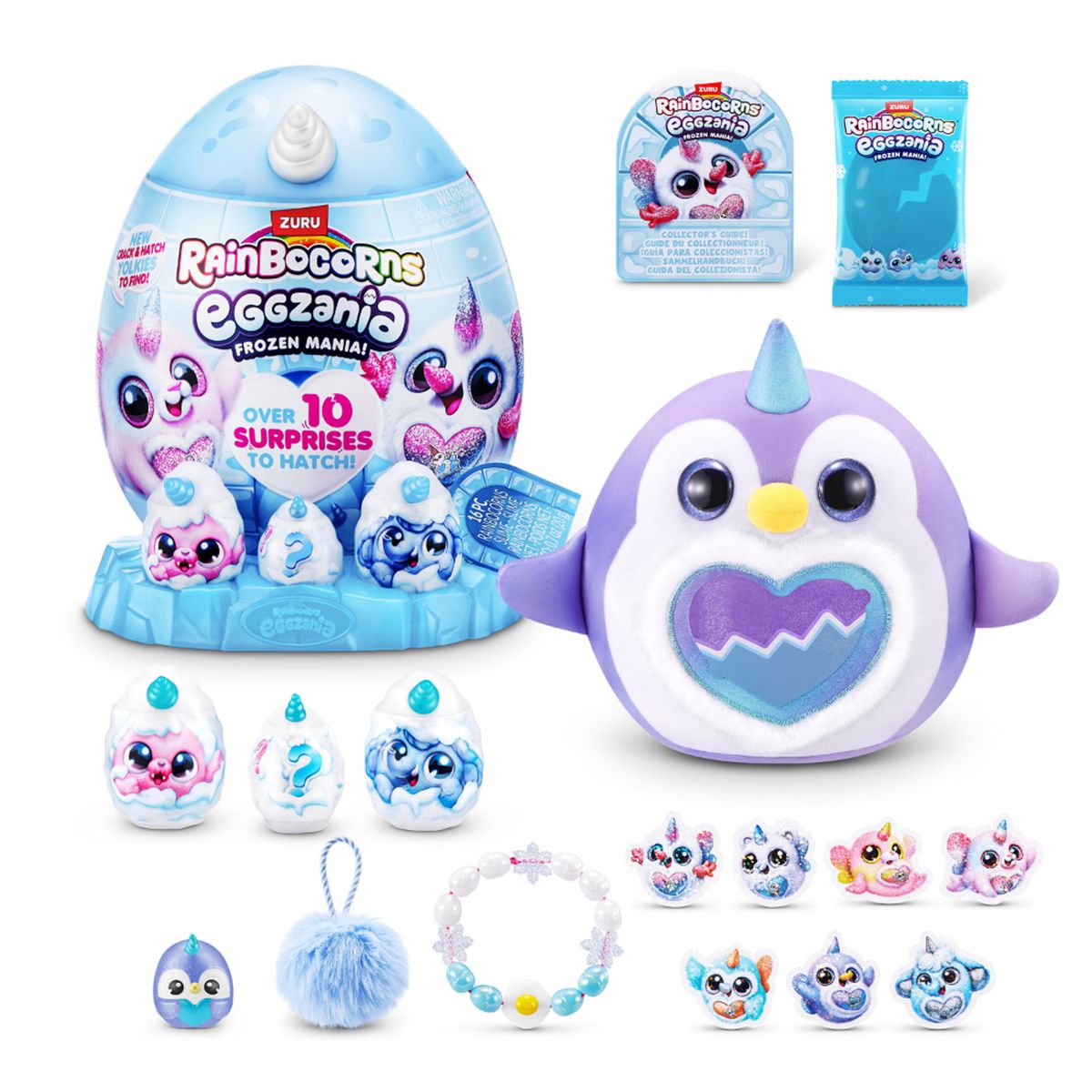  - Rainbocorns: Eggzania Frozen Mania Huevo X 10 Sorpresas