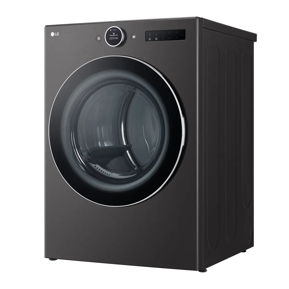 LG - Secadora LG Gas natural 22 kg DF22BFXS6BK