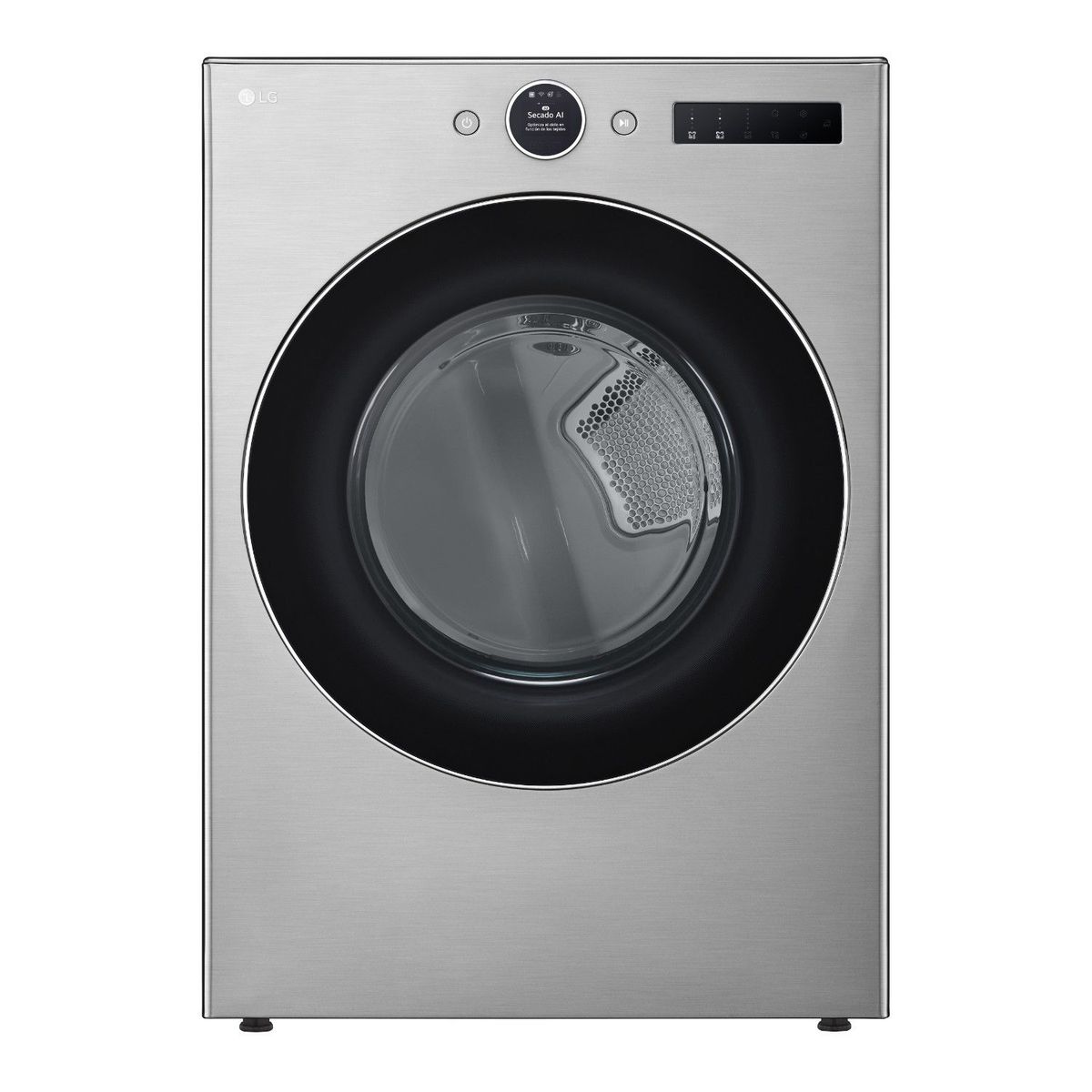 LG - Secadora LG Gas natural 22 kg DF22SFXS6BK