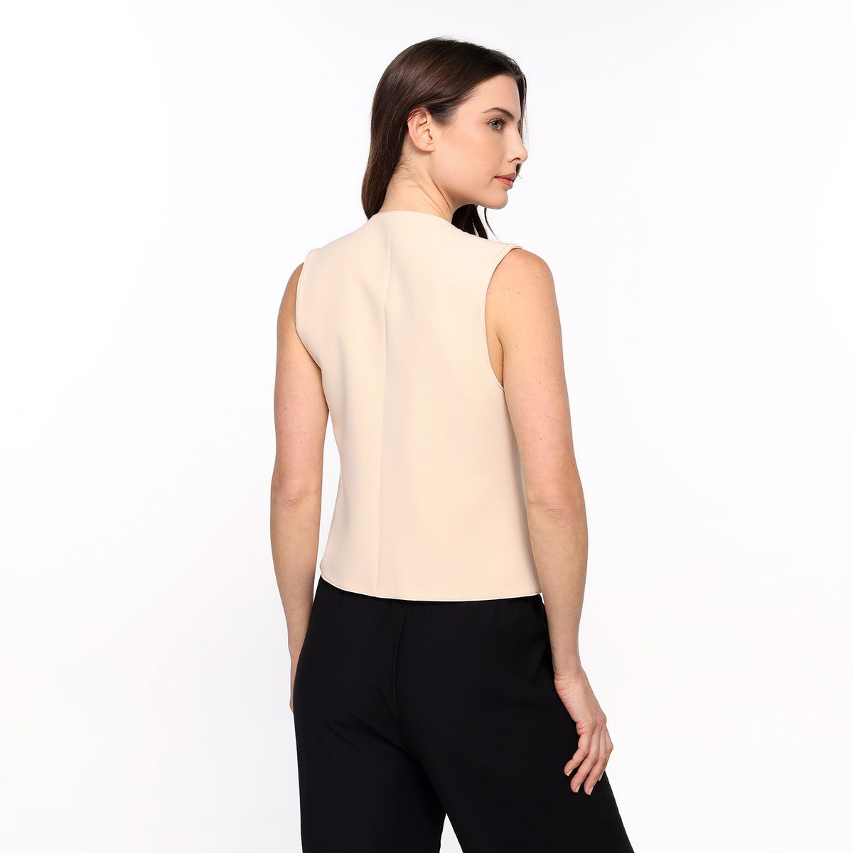 BASEMENT - Chaleco Mujer Recto Basement