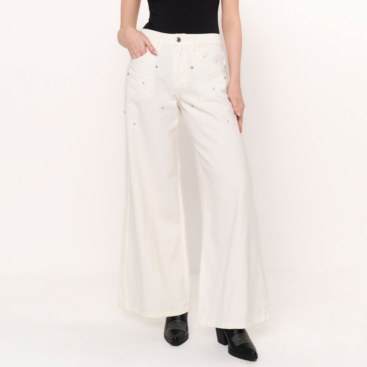 BASEMENT - Jean Wide leg Mujer Basement