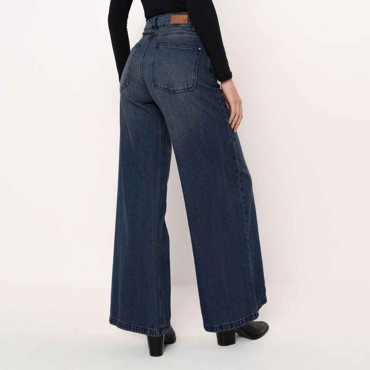 BASEMENT - Jean Wide leg Mujer Basement