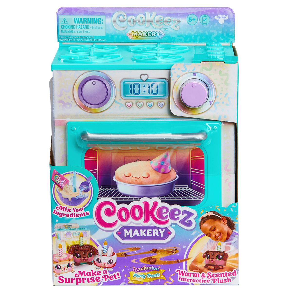 COOKEEZ MAKERY - Cookeez Makery: Peluche Set Horneado Mascota Fiesta 