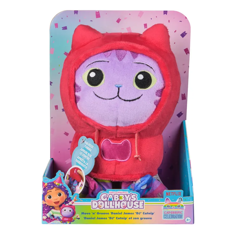 GABBYS DOLLHOUSE - Gabbys Doll House: Peluche Lujo Dj Catnip