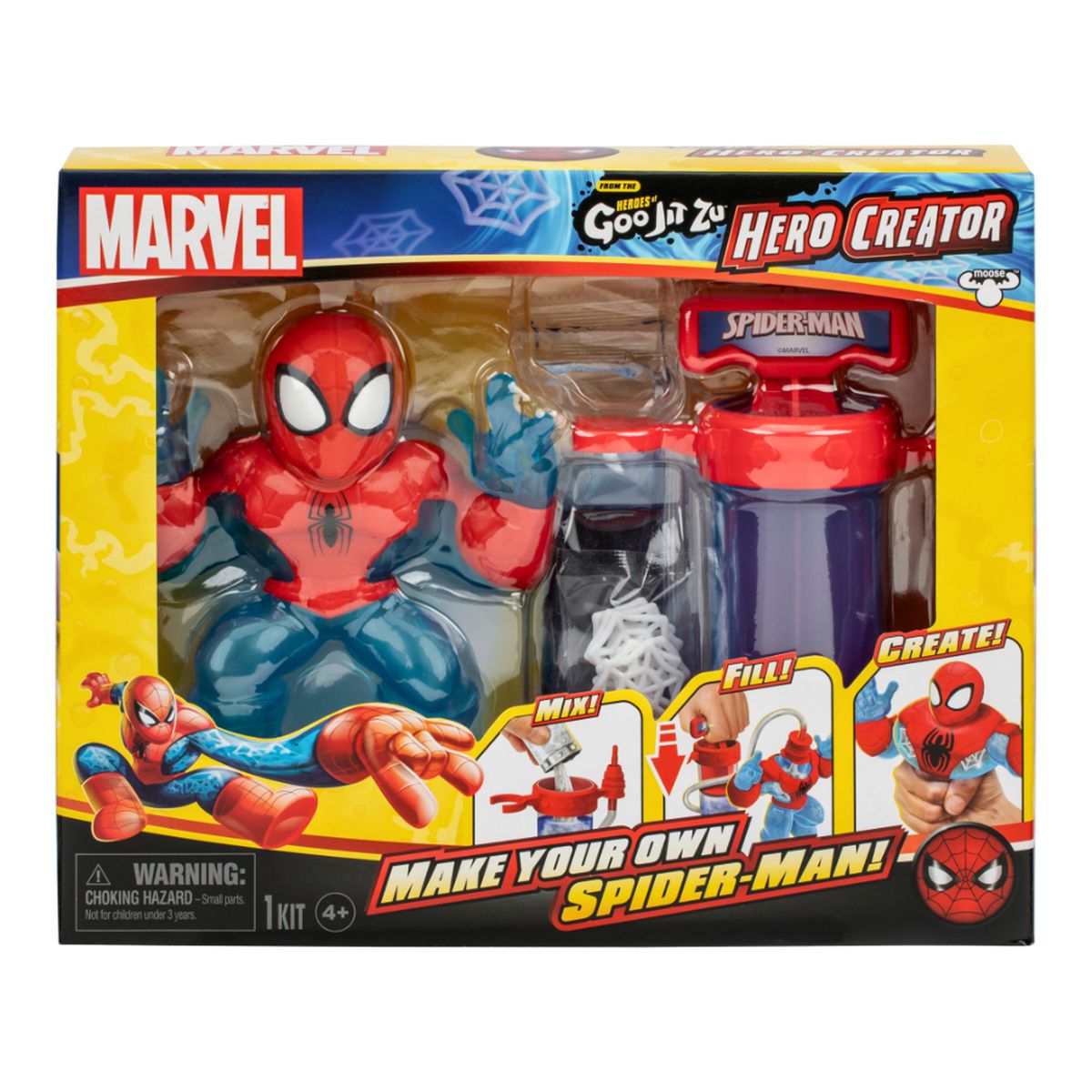 GOO JIT ZU - Goo Jit Zu: Marvel Spiderman Set Creador X 1