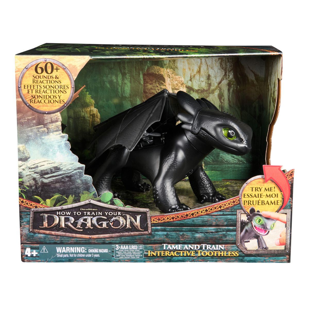  - Como entrenar a tu dragón: Chimuelo figura Interactiva 12"