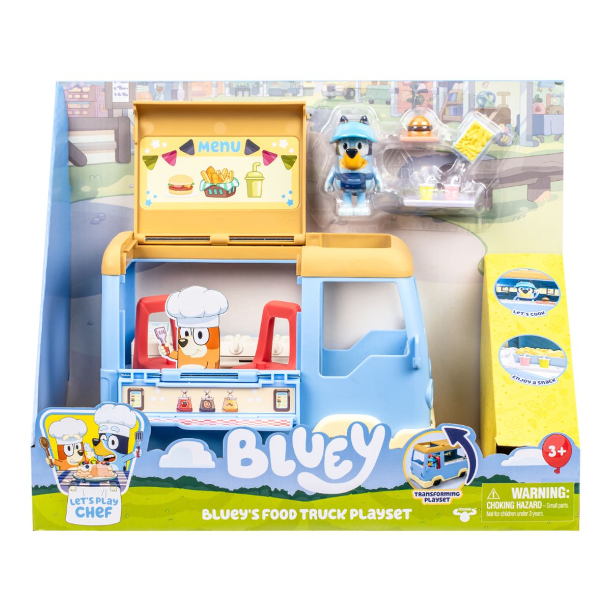 BLUEY - Juguete Bluey: Chef Set Juego Camión Comidas 