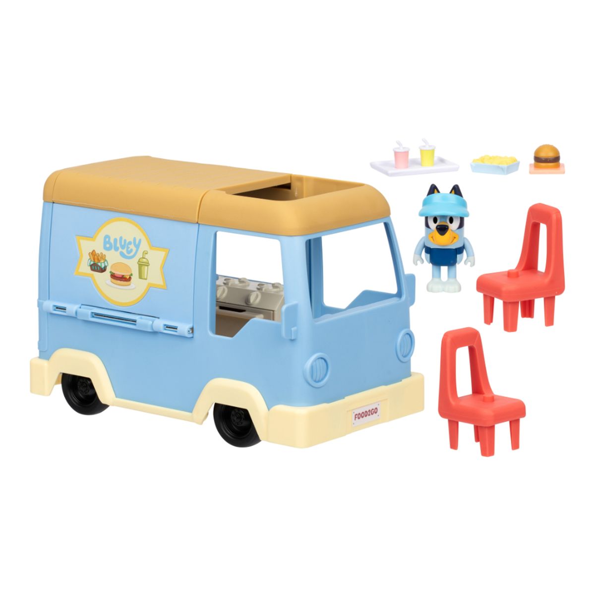 BLUEY - Juguete Bluey: Chef Set Juego Camión Comidas 