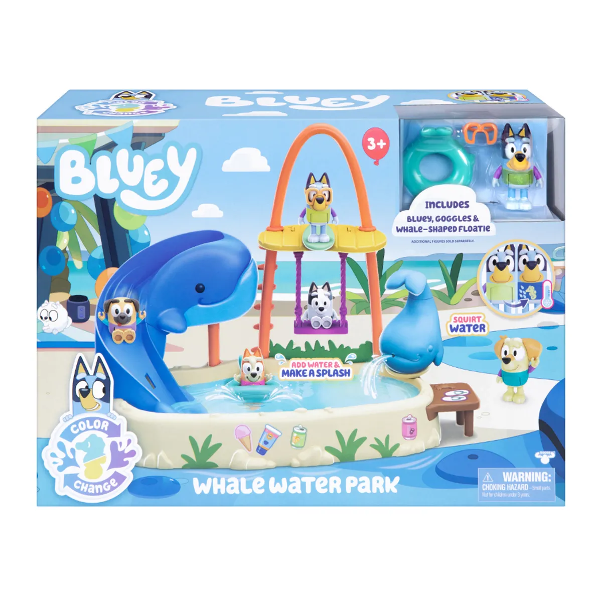 BLUEY - Juguete Bluey: Parque Acuático Ballena 