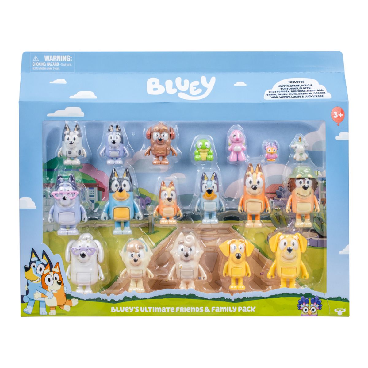 BLUEY - Bluey:  Set Figuras x 14 Familia Y Amigos