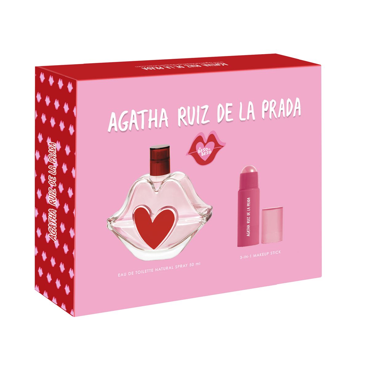 ARIANA GRANDE - Set de Perfume Mujer Ariana Grande Incluye Set Beso en Beso Eau toilette + Lip & cheek Stick 