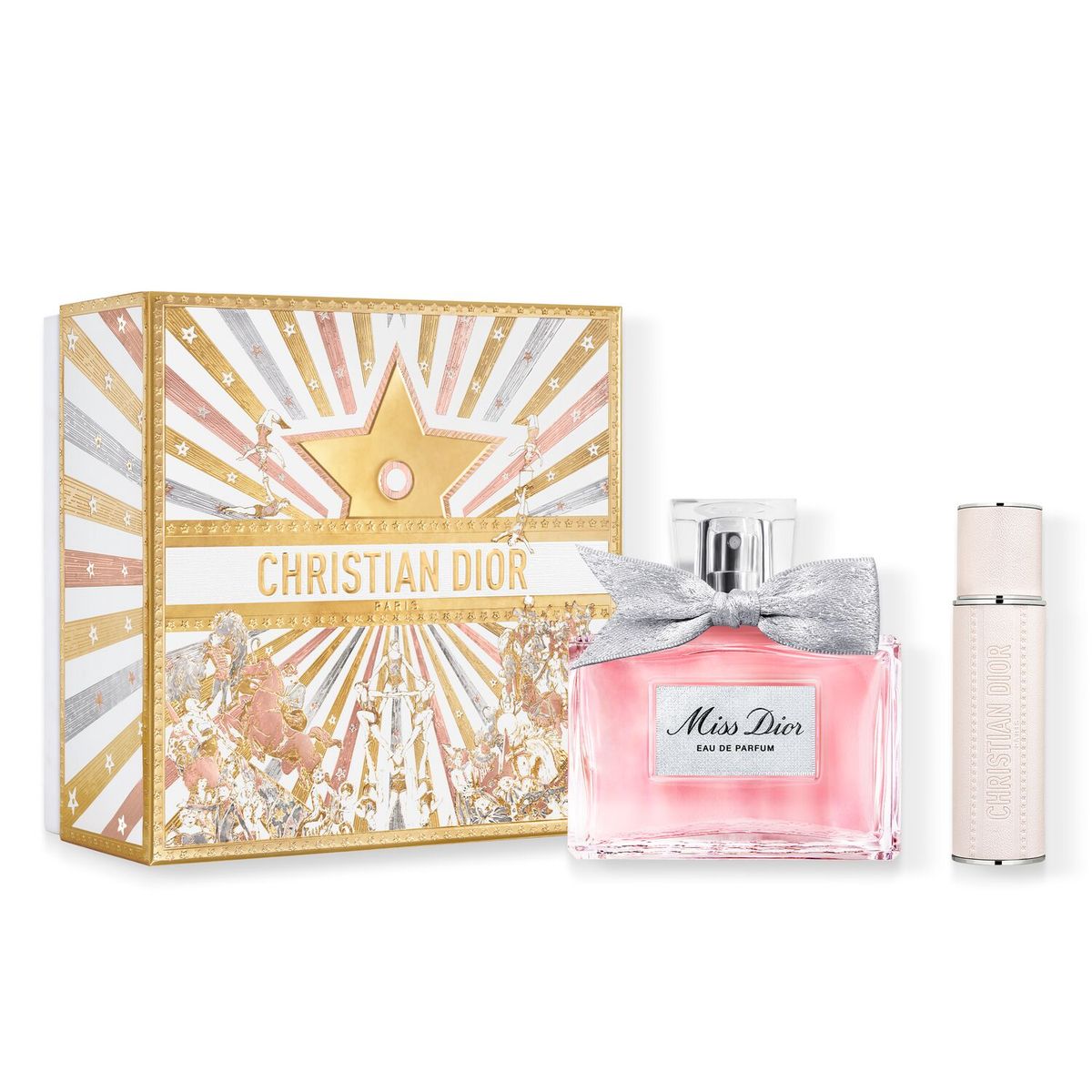 DIOR - Set Dior Holiday Edición Limitada - Miss Dior Eau de parfum y perfumero de viaje