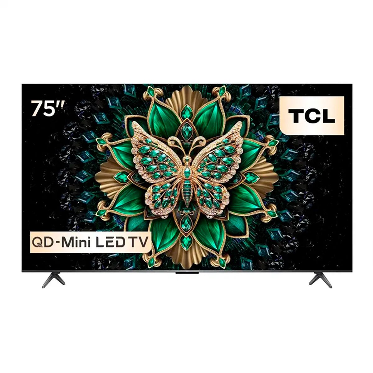 TCL - Televisor TCL | 75 pulgadas |4K UHD QD Mini LED |75C6K | Google TV