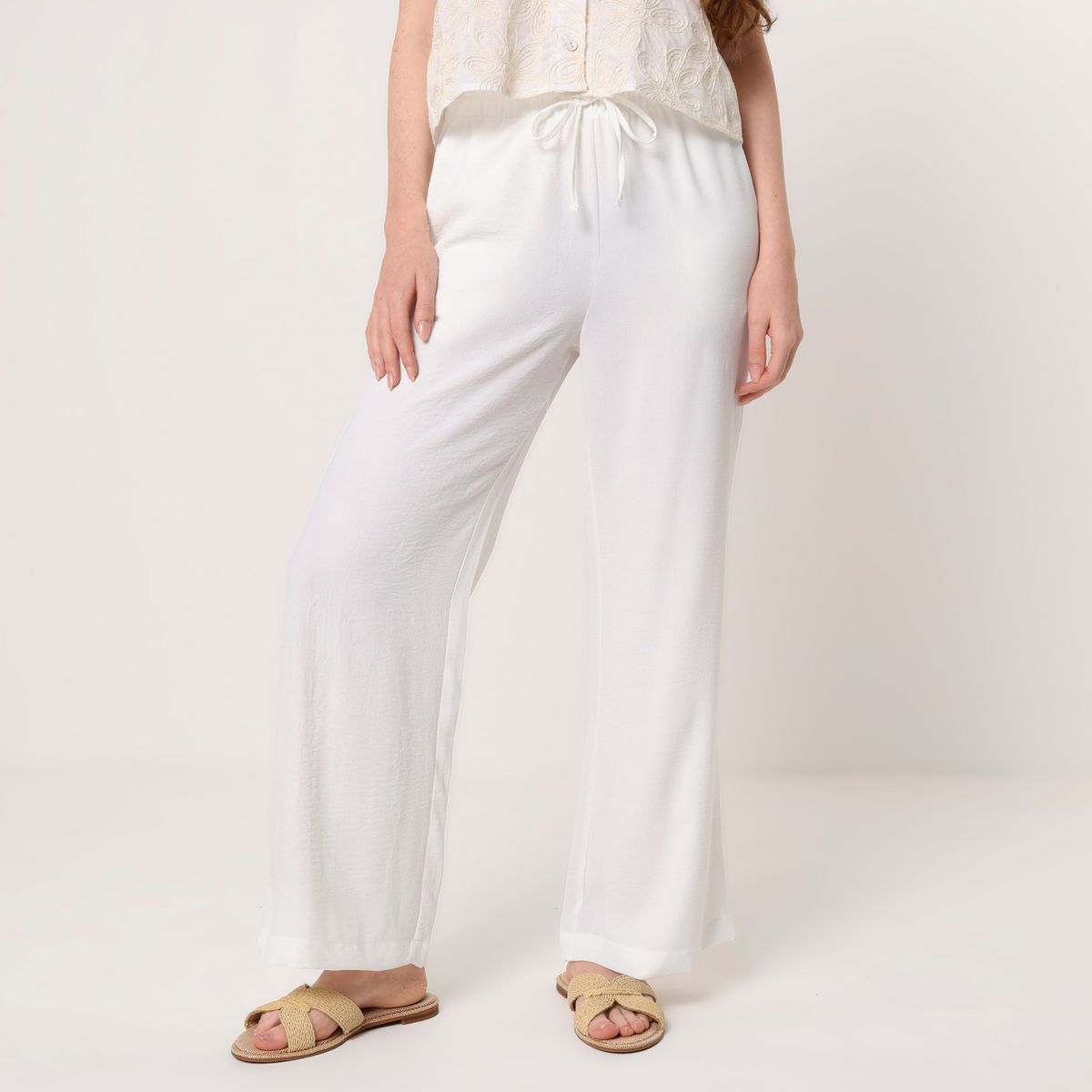 UNIVERSITY CLUB - Pantalón Wide leg  Mujer University Club 