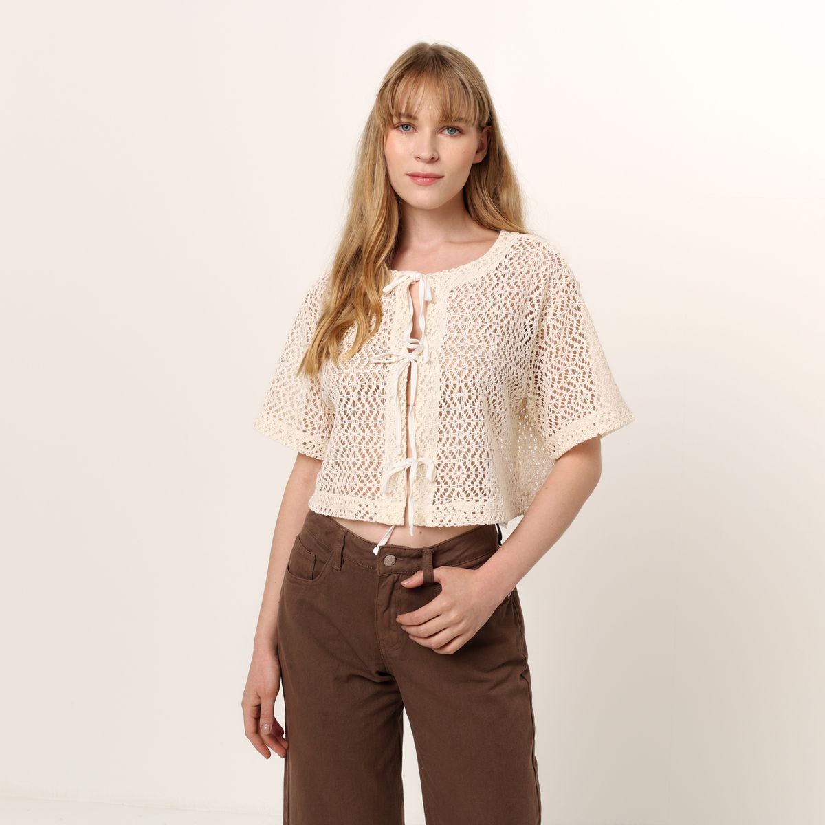 UNIVERSITY CLUB - Blusa Mujer Tejido Manga corta University Club 