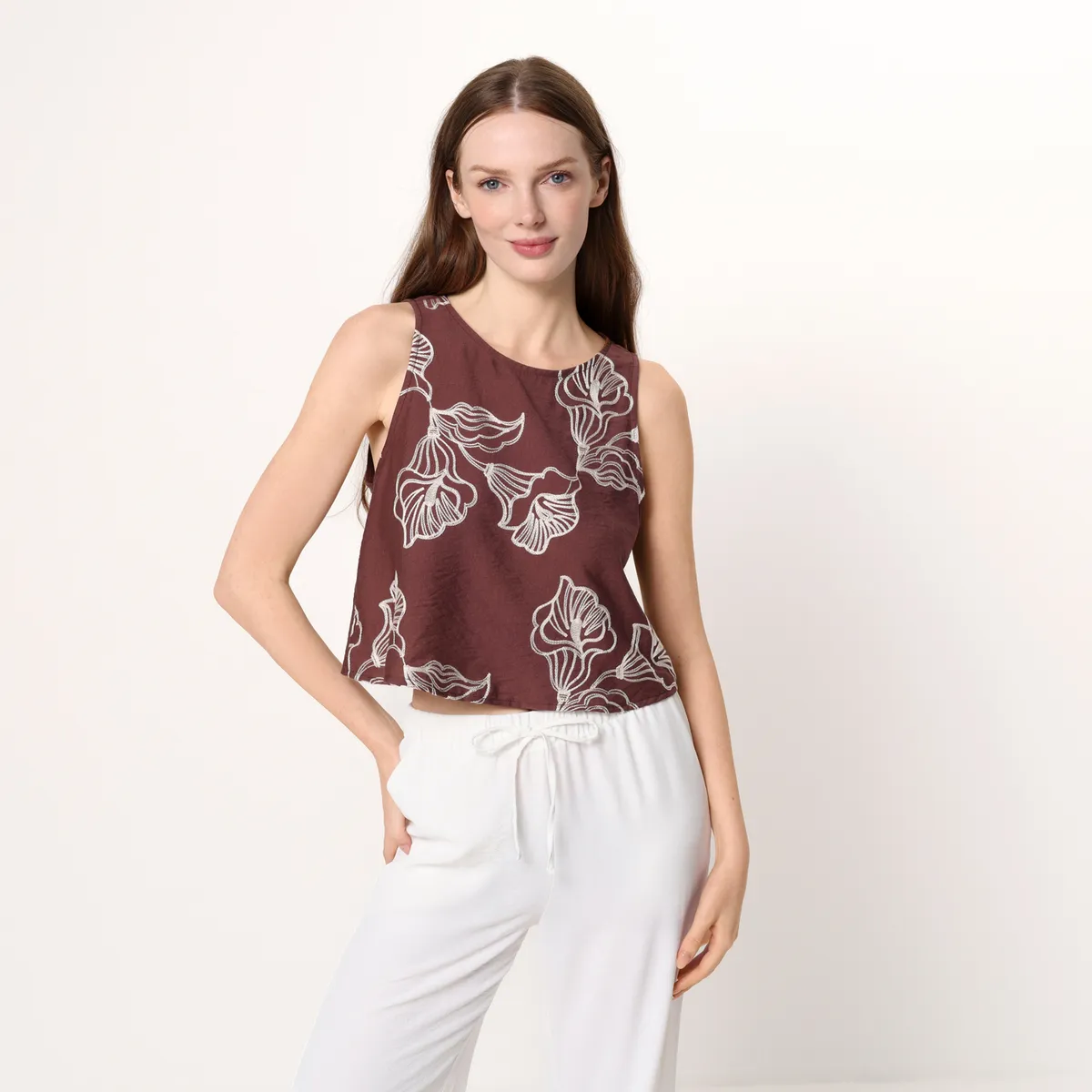 UNIVERSITY CLUB - Camisa Mujer sin manga University Club 