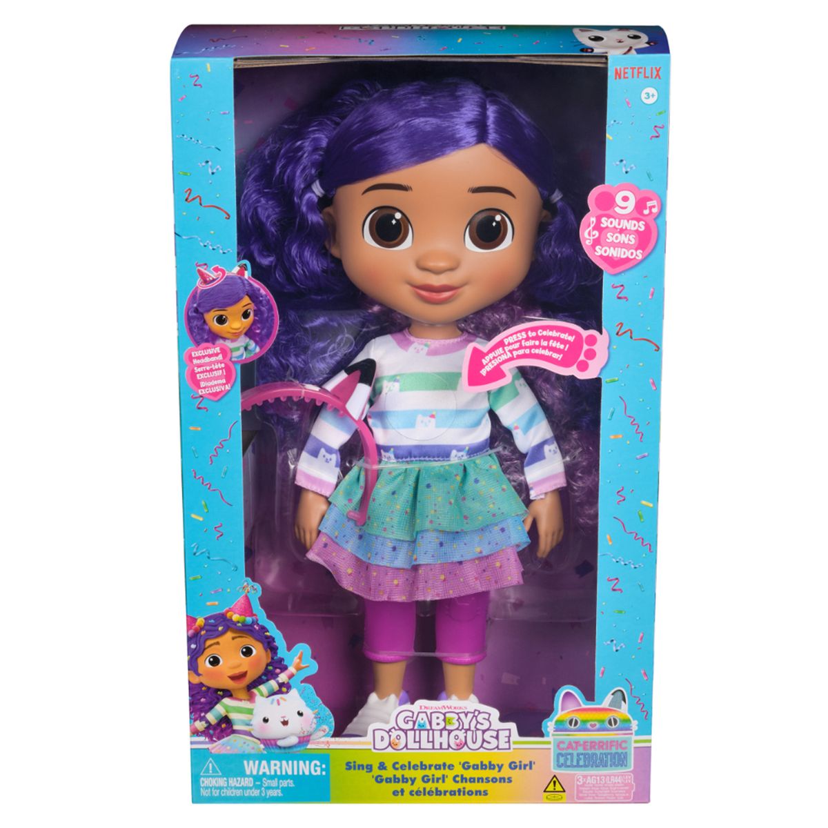 GABBYS DOLLHOUSE - Gabbys Doll House: Muñeca Canta Y Celebra X 1
