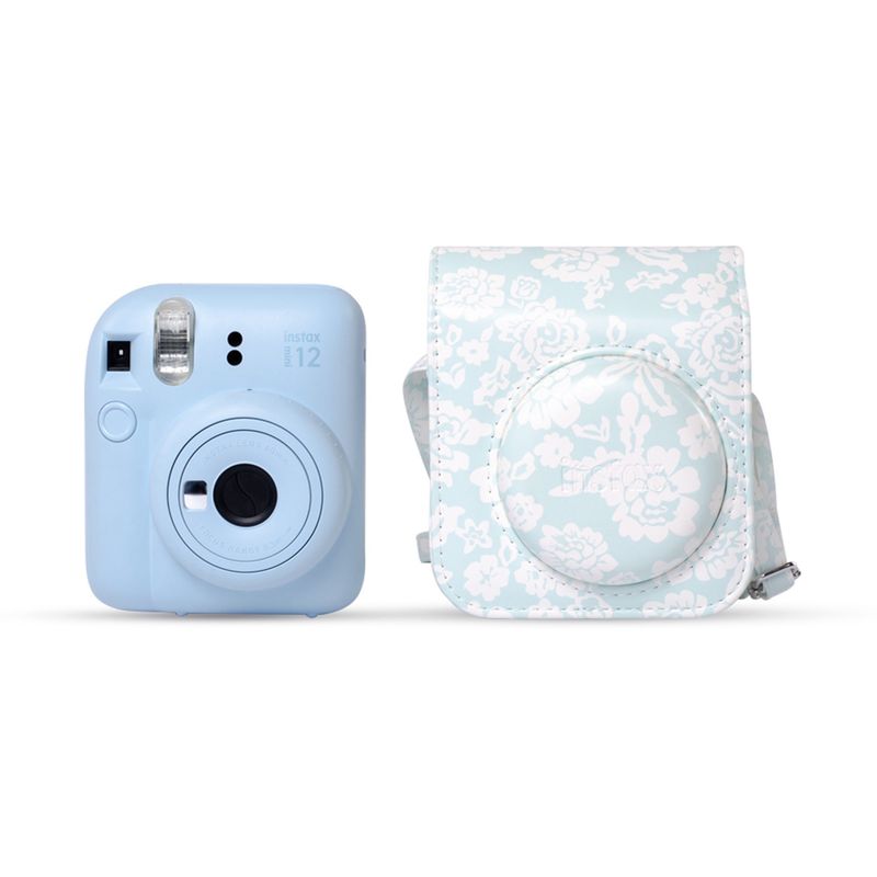 FUJIFILM - Combo Fujifilm Cámara Instax Mini 12 + Estuche Color + Paquete x10 Fotos instax mini borde blanco