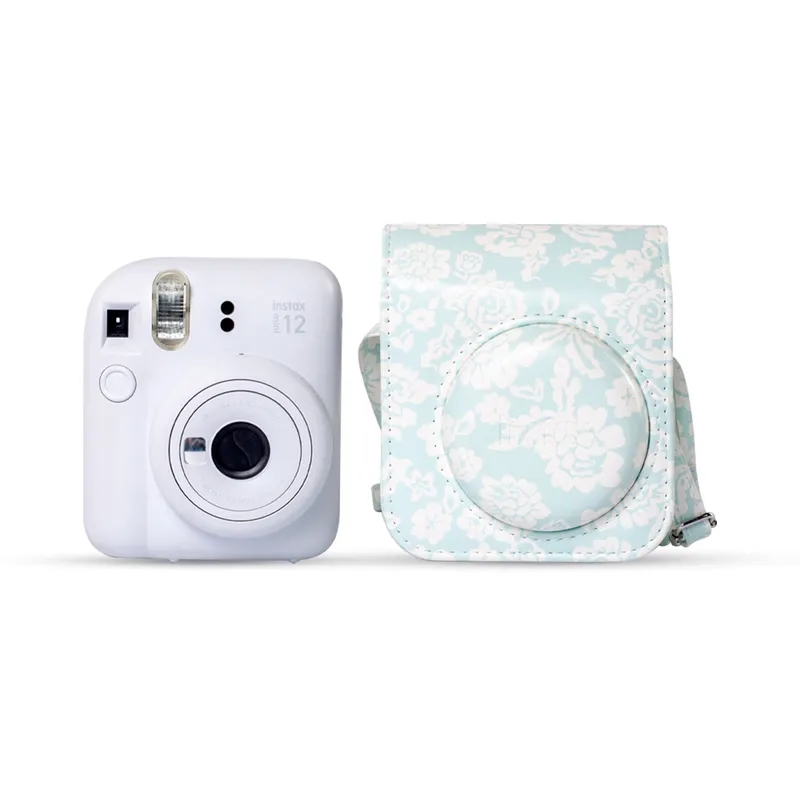 FUJIFILM - Combo Fujifilm Cámara Instax Mini 12 + Estuche Color + Paquete x10 Fotos instax mini borde blanco